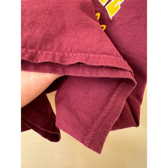 Cadre Athletic Maroon Red Arizona State Sun Devils T-Shirt Size Large - Picture 6 of 9